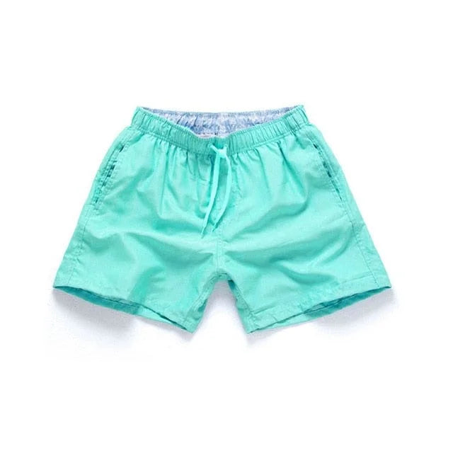 Shorts da bagno uomo con tasche in vari colori - turchese / s