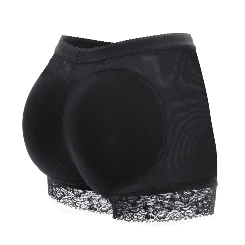 Shorts push-up con finitura in pizzo