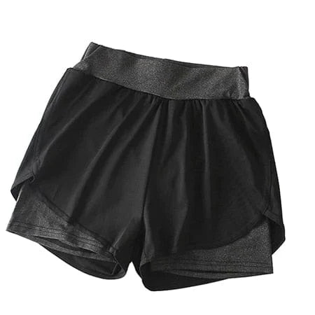 Shorts sportivi a due toni - grigio / s