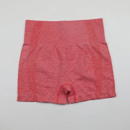 Shorts sportivi a vita alta - rosso / s