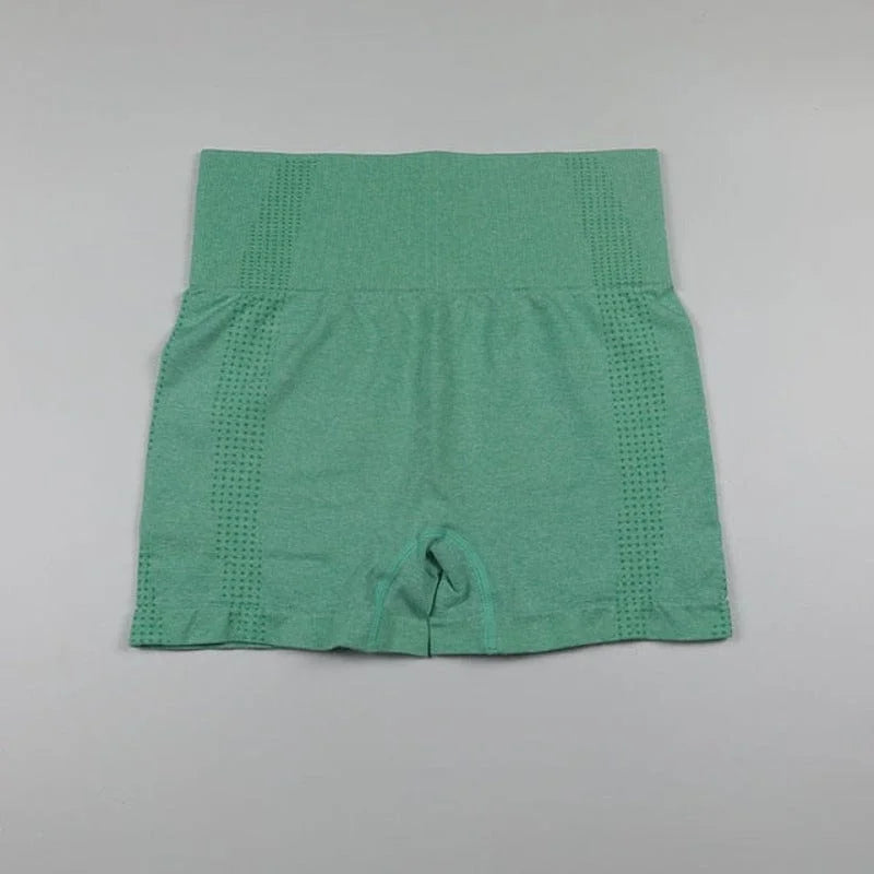 Shorts sportivi a vita alta - verde / s