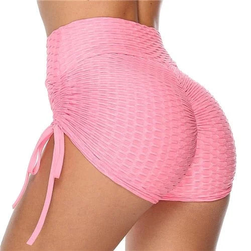 Shorts sportivi con coulisse - rosa / s