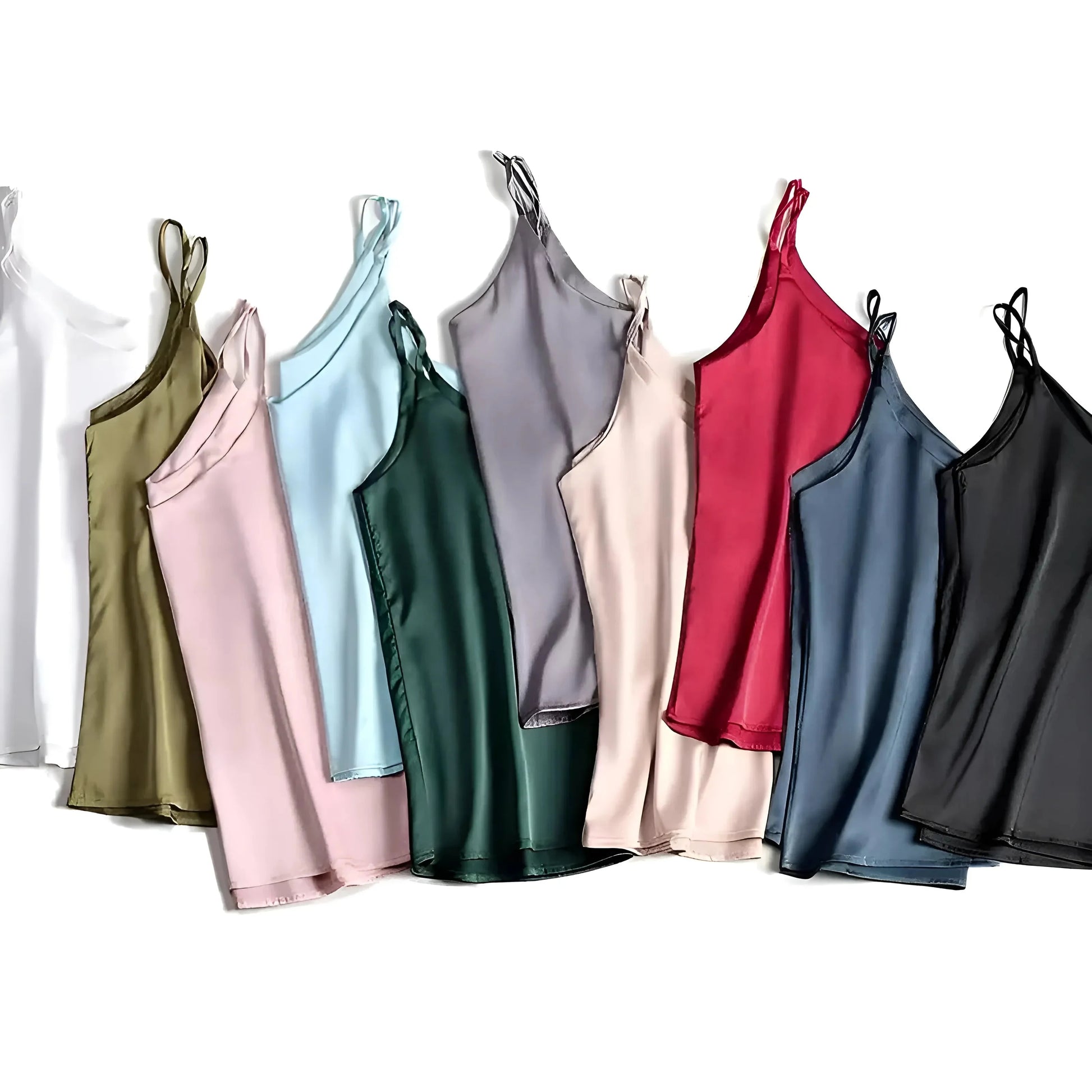  Camisola in seta satinata da donna