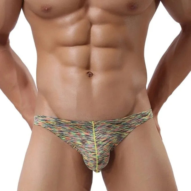 Slip a righe da uomo - multicolore / s