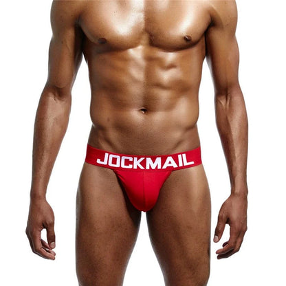 Slip maschili alla moda jockmail - rosso / s