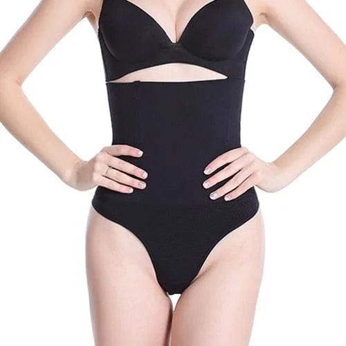 Slip modellante con schiena scoperta - nero / xs/s