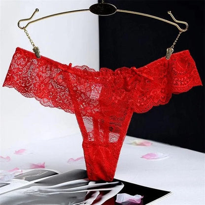 String in pizzo - rosso / universale