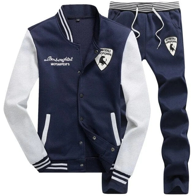 Tuta da ginnastica uomo - blu navy / s