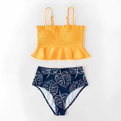  Set bikini a due pezzi con volant