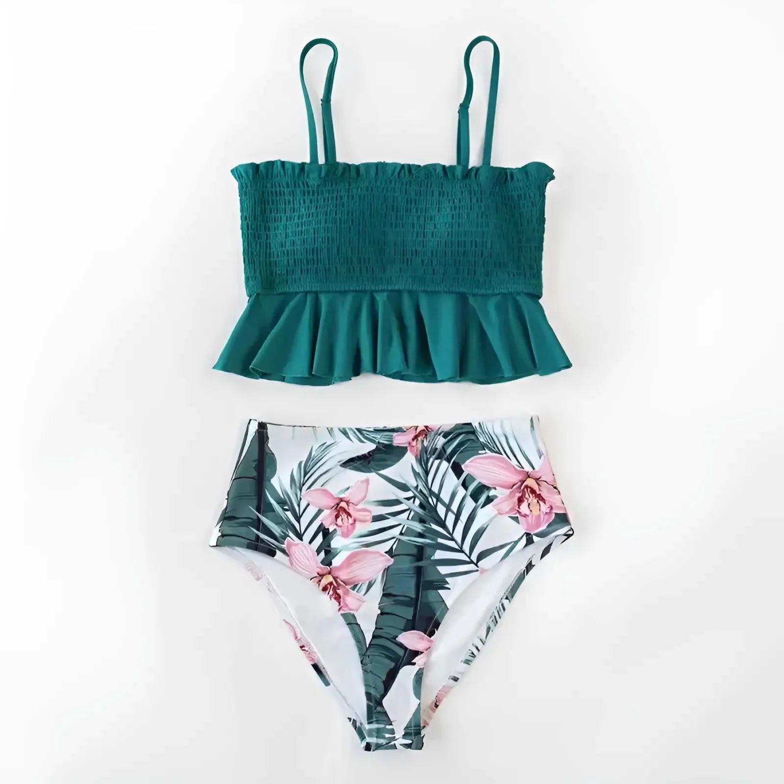  Set bikini a due pezzi con volant