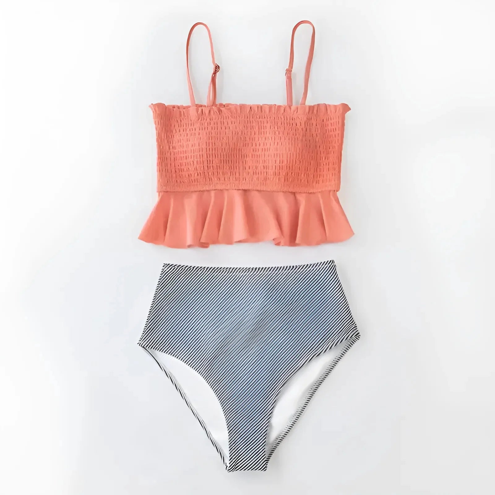  Set bikini a due pezzi con volant