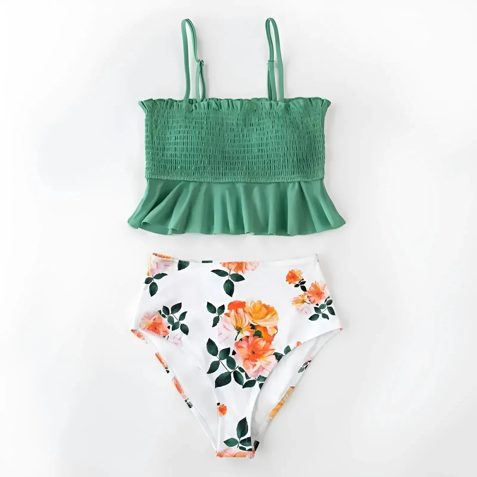  Set bikini a due pezzi con volant