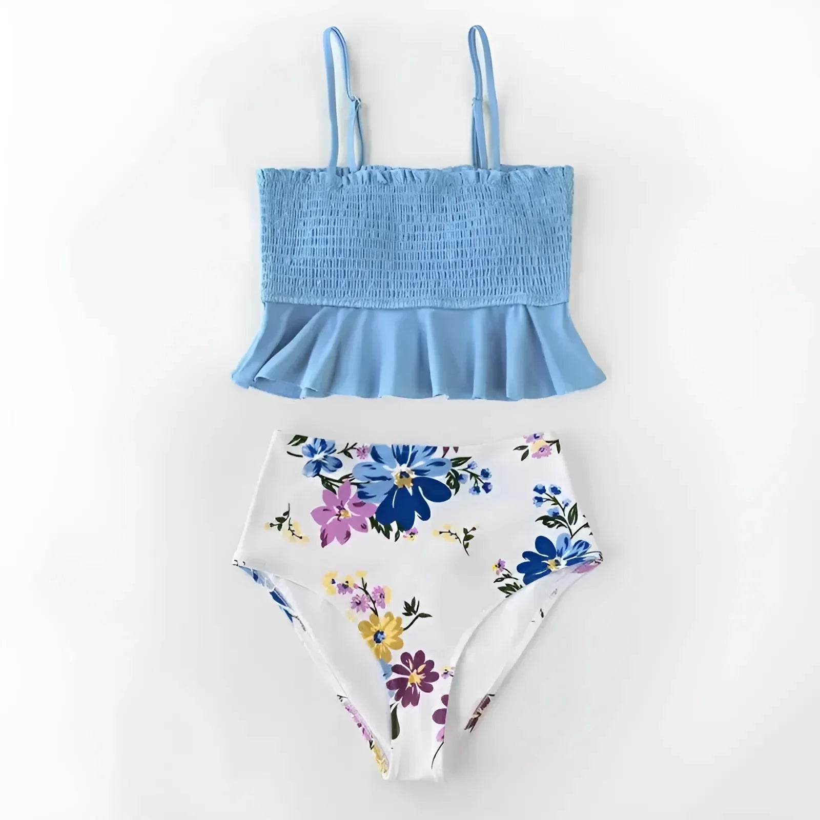  Set bikini a due pezzi con volant