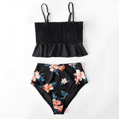  Set bikini a due pezzi con volant