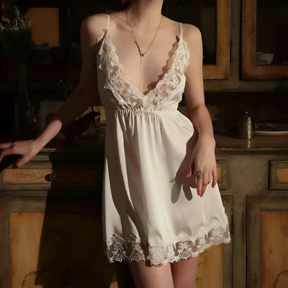 Bianco Camicia da notte da sposa