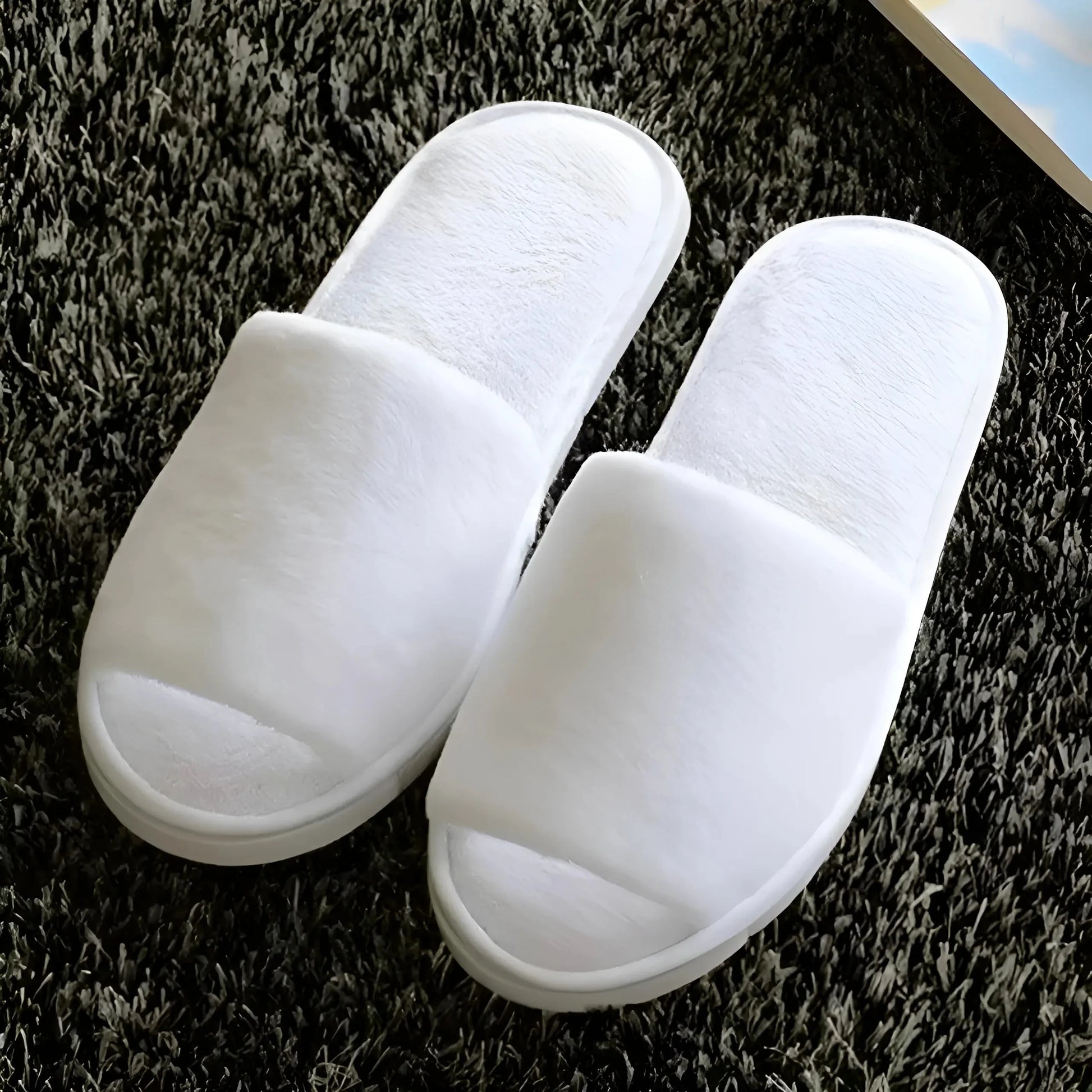 Bianco Pantofole Classiche da Donna