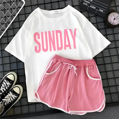 Bianco Pigiama da donna "SUNDAY"