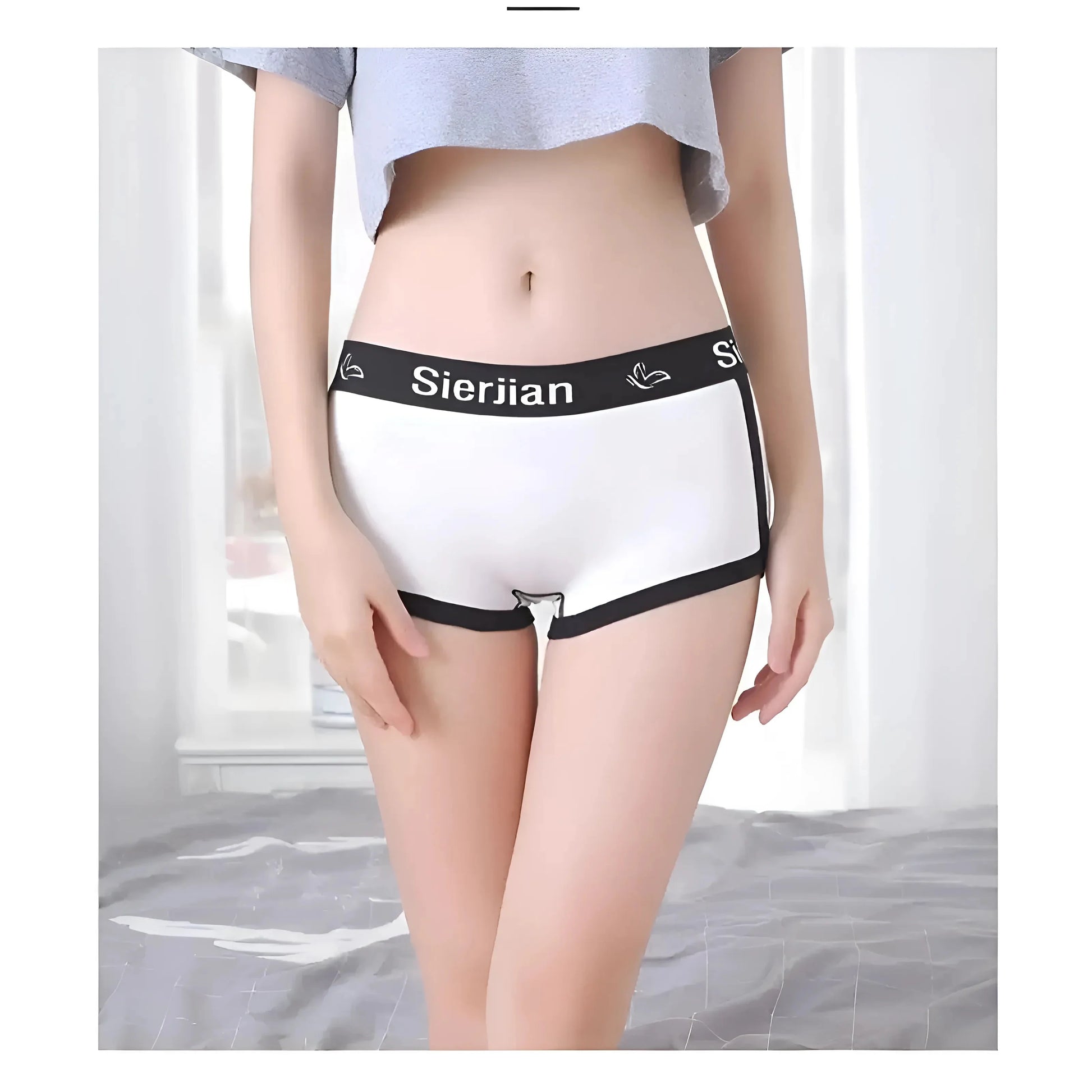  Boxer da donna con piping