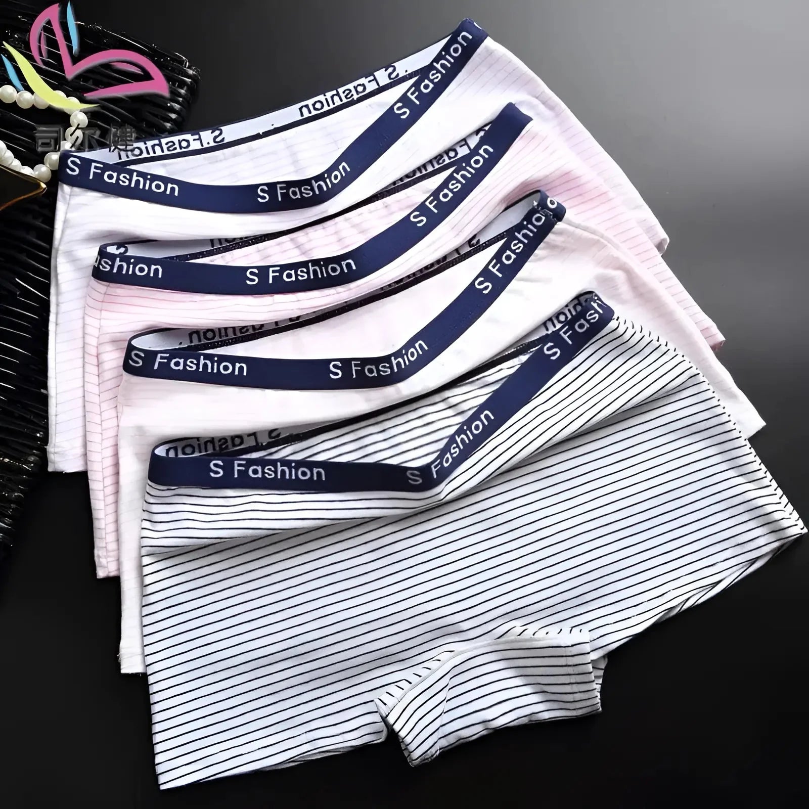 Boxer da donna a righe