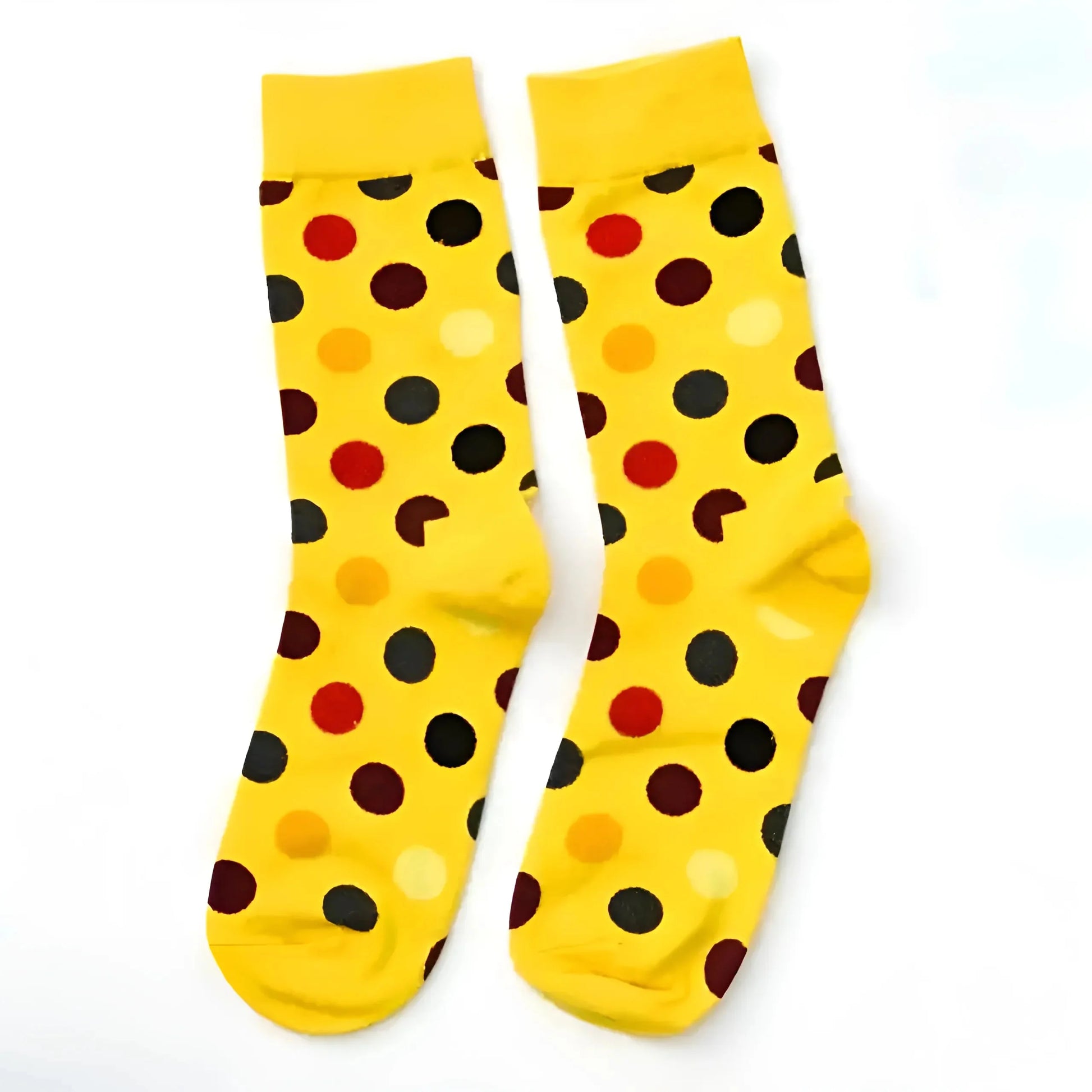 Giallo Calzini a Pois da Uomo