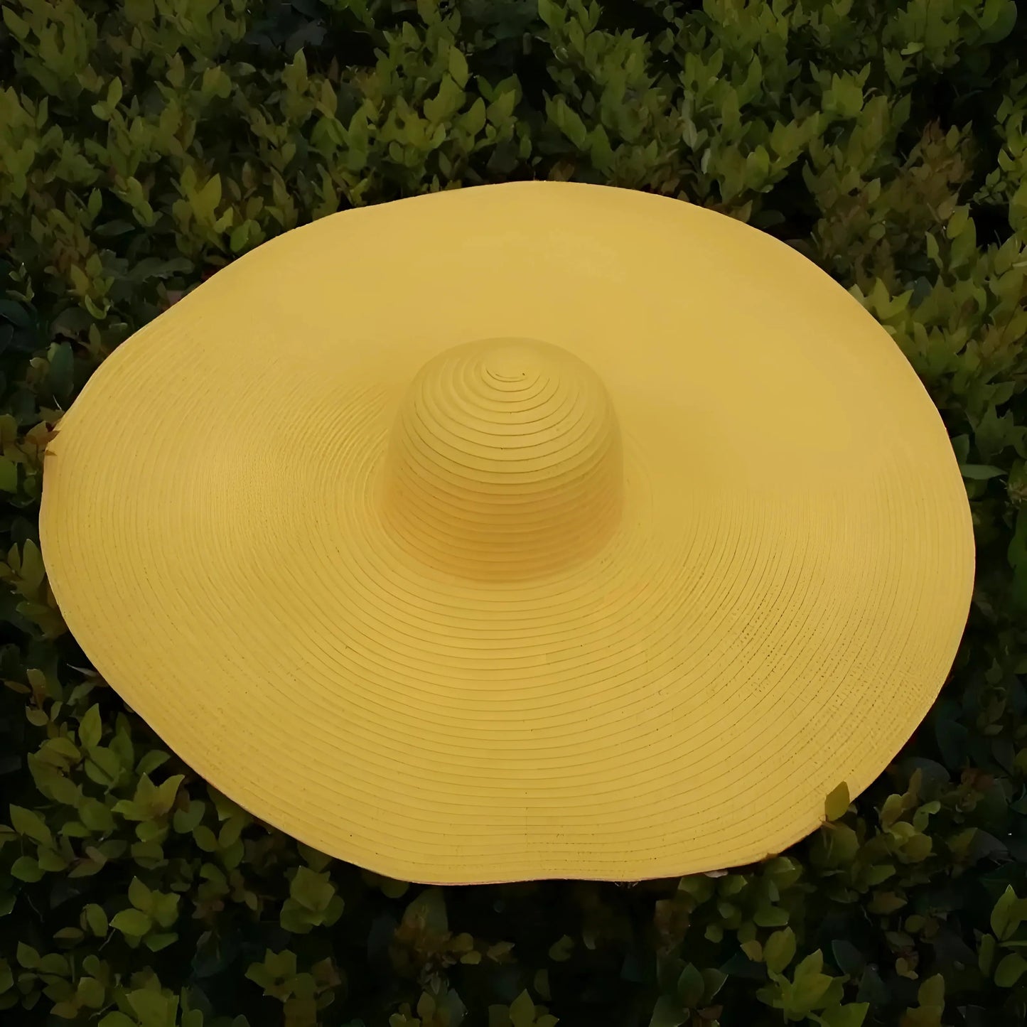 Giallo Cappello da spiaggia a tesa larga